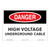 Danger/High Voltage Sign (OS1070DH-)