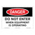 Danger/Do Not Enter Sign (OS1076DH-)