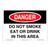 Danger/Do Not Smoke Sign (OS1081DH-)
