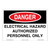 Danger/Electrical Hazard Sign (OS1087DH-)