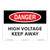 Danger/High Voltage Sign (OS1090DH-)