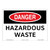 Danger/Hazardous Waste Sign (OS1094DH-)