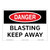 Danger/Blasting Keep Away Sign (OS1098DH-)