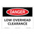 Danger/Low Overhead Clearance Sign (OS1106DH-)