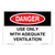 Danger/Adequate Ventilation Sign (OS1120DH-)