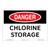 Danger/Chlorine Storage Sign (OS1126DH-)