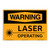 Warning/Laser Operating Sign (OS1131WH-)