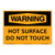 Warning/Hot Surface Do Not Touch Sign (OS1135WH-)