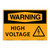 Warning/High Voltage Sign (OS1154WH-)