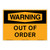 Warning/Out of Order Sign (OS1179WH-)