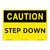 Caution/Step Down Sign (OS1184CH-)