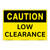 Caution/Low Clearance Sign (OS1201CH-)