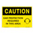 Caution/Ear Protection Required Sign (OS1203CH-)