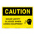 Caution/Wear Safety Glasses Sign (OS1212CH-)