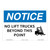 Notice/No Lift Trucks Sign (OS1234NH-)
