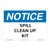 Notice/Spill Clean Up Kit Sign (OS1242NH-)
