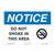 Notice/Do Not Smoke Sign (OS1258NH-)