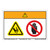 Warning/Crush Hazard Label (WF2-004-WH)