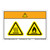 Warning/Burn Hazard Label (WF2-028-WH)