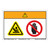 Warning/Crush Hazard Label (WF2-032-WH)