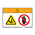 Warning/Shear Hazard Label (WF2-069-WH)