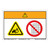 Warning/Entanglement Hazard Label (WF2-089-WH)