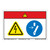 Danger/Hazardous Voltage Label (WF2-124-DH)