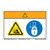 Warning/Pressurized Device Label (WF2-140-WH)