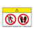 Caution/Do Not Step Label (WF2-142-CH)