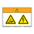 Warning/Chemical Hazard Label (WF2-152-WH)