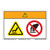 Warning/Hot Surface Label (WF2-172-WH)