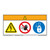 Warning/Hazardous Voltage Label (WF3-096-WH)