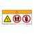 Warning/Keep Off Conveyor Label (WF3-099-WH)