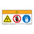 Warning/Cut Hazard Label (WF3-112-WH)