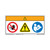 Warning/Restricted Access Label (WF3-156-WH)