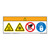Warning/Hot or Cold Surface Label (WF4-002-WH)