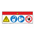 Danger/Hazardous Voltage Label (WF4-003-DH)