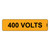400 Volts Label (V400-)
