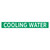 COOLING WATER Pipe Marker (PS-PB4G)