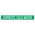 DOMESTIC COLD WATER Pipe Marker (PS-PB7G)