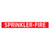 SPRINKLER-FIRE Pipe Marker (PS-PF2R)