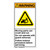 Warning/Hand-Chain Drive Label (H1012-02WV)