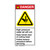 Danger/High Pressure Water Label (H1137-C0DV)