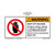 Warning/Keep Off Machine (C4764-03)