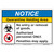 Notice/Quarantine Holding Area (F1354-)  