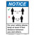Notice/Keep 6 Feet Distance (F1357-)  