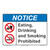 Notice/Eating, Drinking and Smoking (C27109-03)