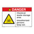Danger/Chemical Waste Storage Floor Marker (FM108-) 
