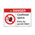 Danger/Confined Space Floor Marker (FM112-)