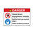 Danger/Hazardous Equipment Floor Marker (FM146-)